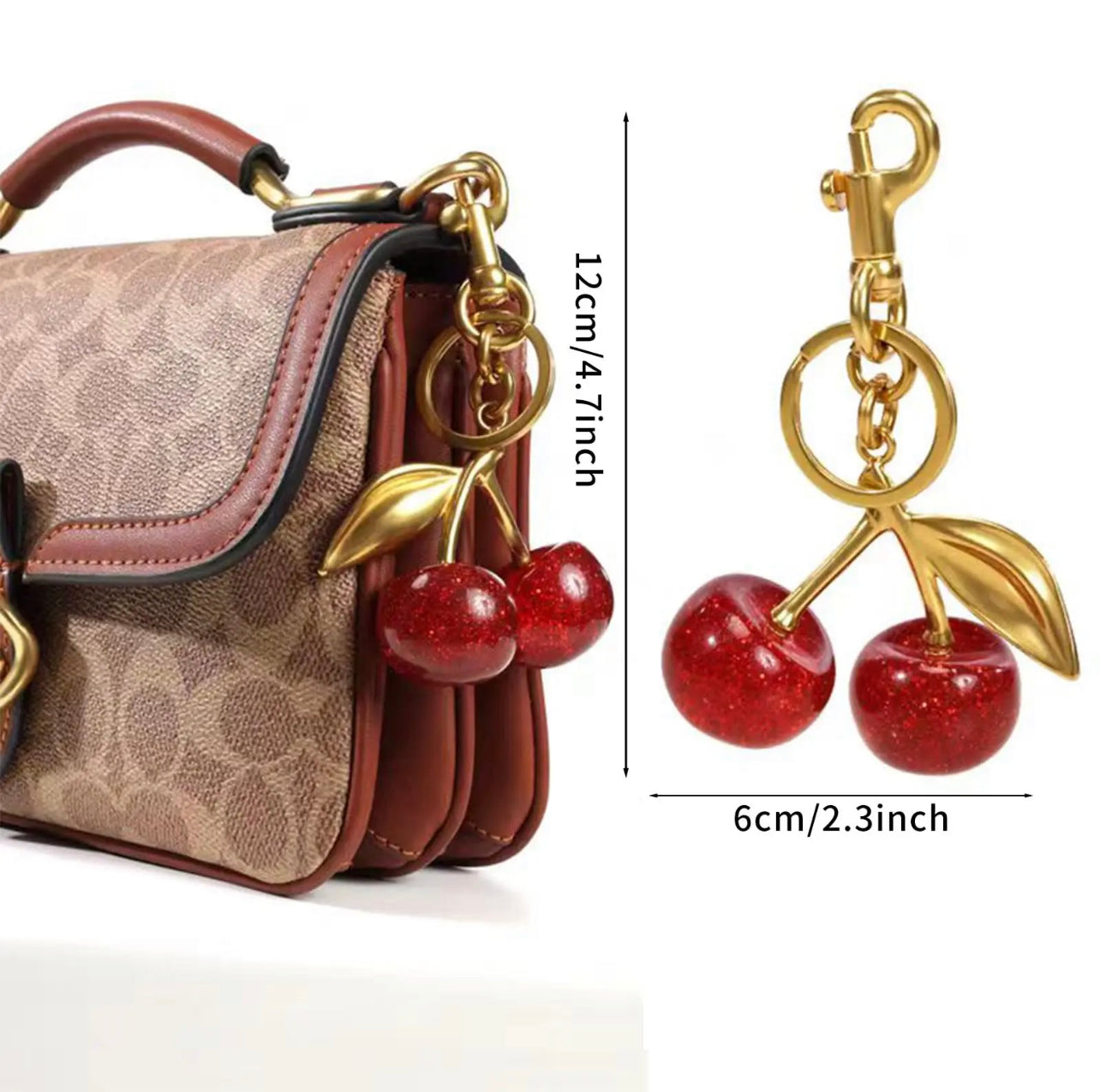 Cherry Bag Charm